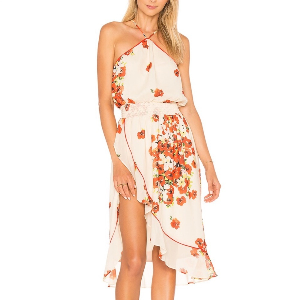 House of Harlow 1960 X REVOLVE Baye Midi in Poppy Floral Dress Size Small